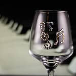 Music Note Glass