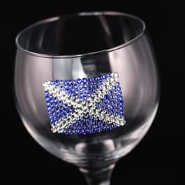 Scottish Flag Glass