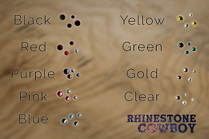 Rhinestone Colour Chart