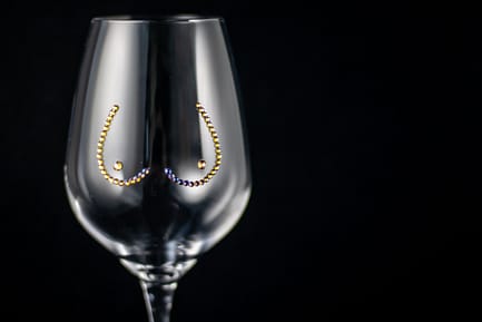 Boobs Wine Glass