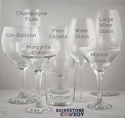 Rhinestone Cowboy Glass Types