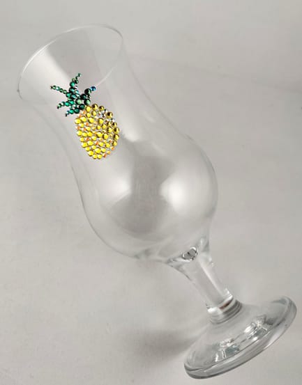 Pineapple Sparkle Glass
