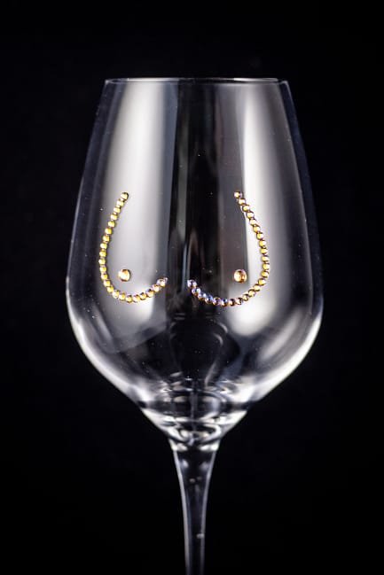Boobs Wine Glass
