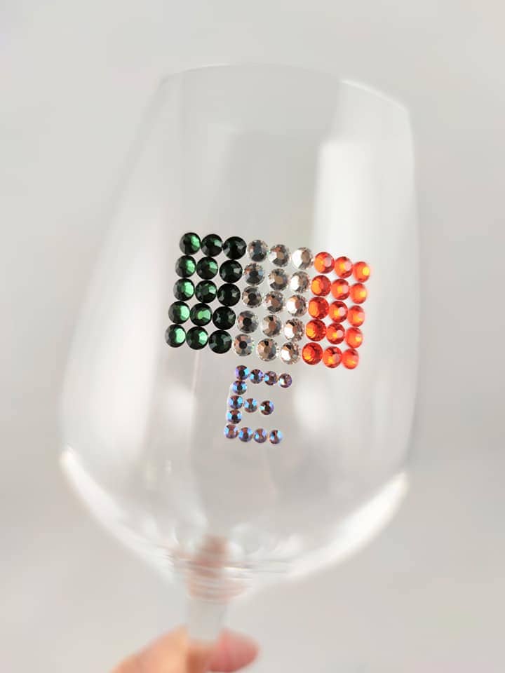Personalised E Wine Glass
