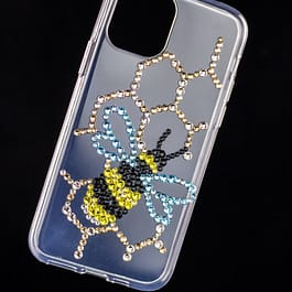 Rhinestone Bumble Bee Phone Case
